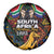 South African Heritage Day Spare Tire Cover Springbok African Pattern - Wonder Print Shop