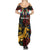 South African Heritage Day Summer Maxi Dress Springbok African Pattern - Wonder Print Shop