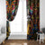 South African Heritage Day Window Curtain Springbok African Pattern