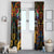 South African Heritage Day Window Curtain Springbok African Pattern