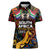 South African Heritage Day Women Polo Shirt Springbok African Pattern