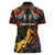 South African Heritage Day Women Polo Shirt Springbok African Pattern