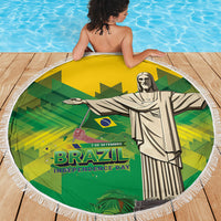Brazil Christ The Redeemer Beach Blanket Sete de Setembro