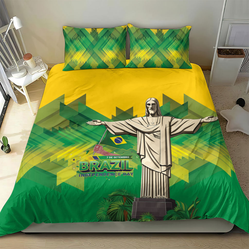 Brazil Christ The Redeemer Bedding Set Sete de Setembro