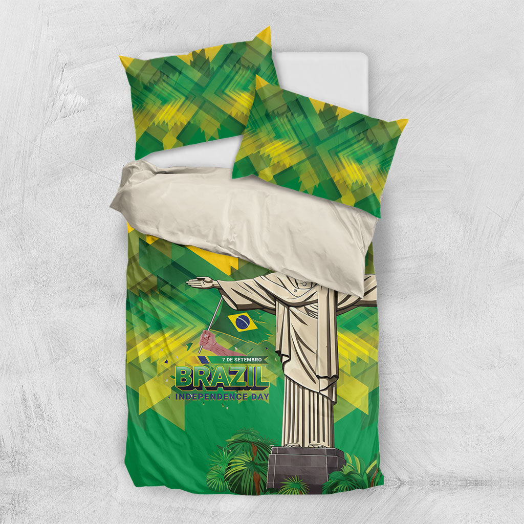 Brazil Christ The Redeemer Bedding Set Sete de Setembro