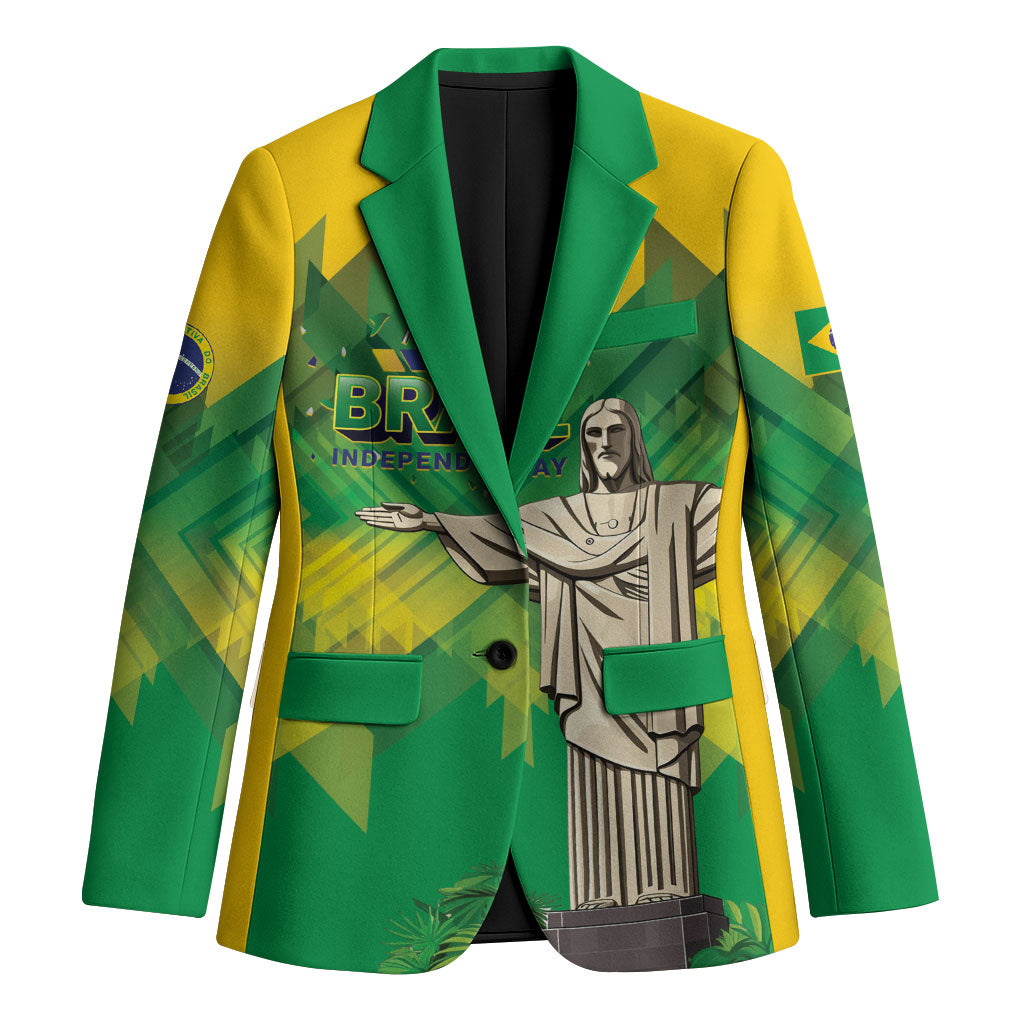 Personalized Brazil Christ The Redeemer Blazer Sete de Setembro