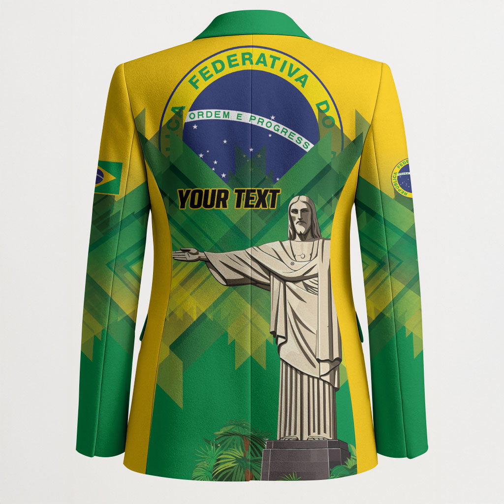 Personalized Brazil Christ The Redeemer Blazer Sete de Setembro