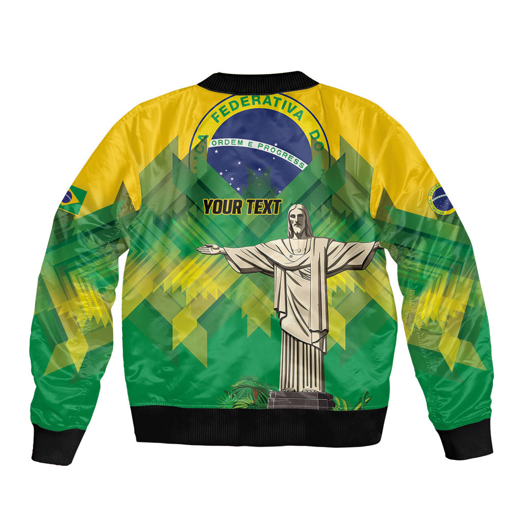 Personalized Brazil Christ The Redeemer Bomber Jacket Sete de Setembro
