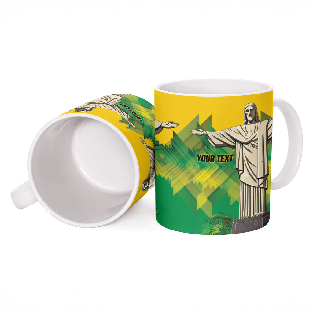 Personalized Brazil Christ The Redeemer Ceramic Mug Sete de Setembro
