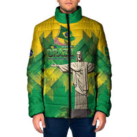 Personalized Brazil Christ The Redeemer Padded Jacket Sete de Setembro