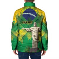 Personalized Brazil Christ The Redeemer Padded Jacket Sete de Setembro