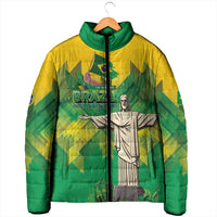 Personalized Brazil Christ The Redeemer Padded Jacket Sete de Setembro