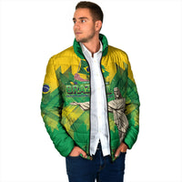 Personalized Brazil Christ The Redeemer Padded Jacket Sete de Setembro