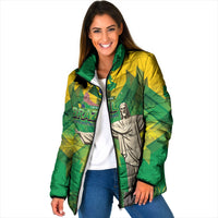 Personalized Brazil Christ The Redeemer Padded Jacket Sete de Setembro