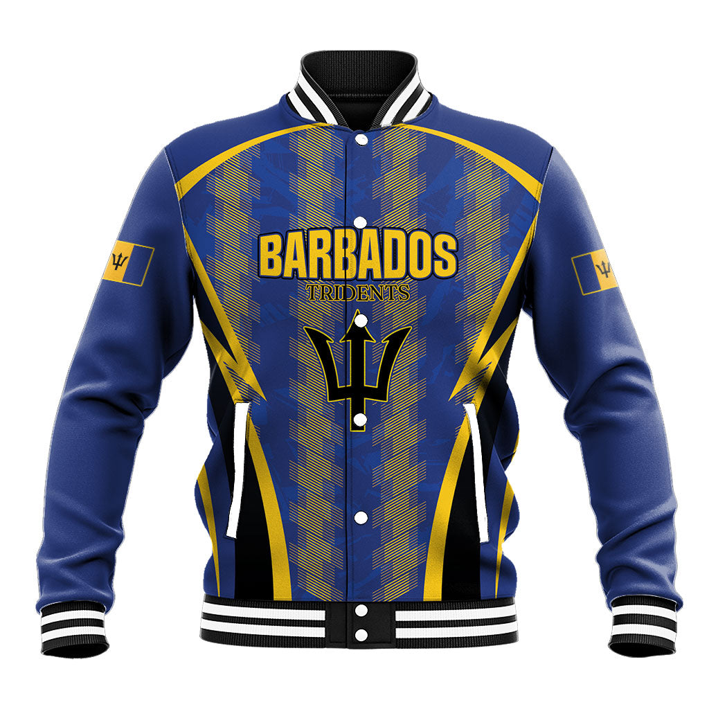 Custom Barbados 2026 Tridents Cricket Baseball Jacket Go Champions