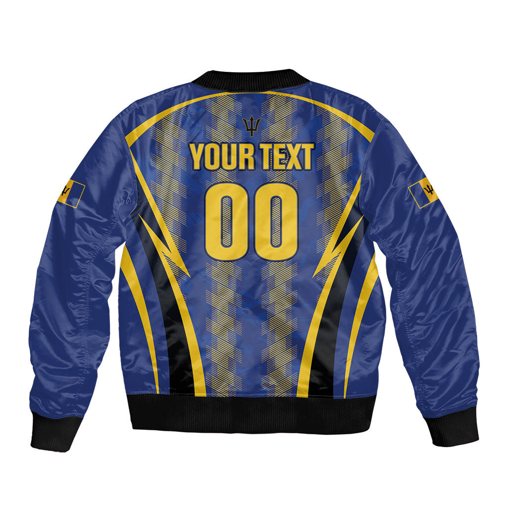 Custom Barbados 2026 Tridents Cricket Bomber Jacket Go Champions