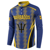 Custom Barbados 2026 Tridents Cricket Button Sweatshirt Go Champions
