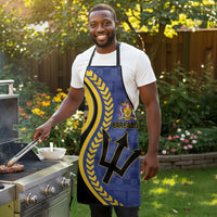 Barbados Trident Apron Afro-Barbadians Kente Pattern