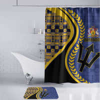 Barbados Trident Bathroom Set Afro-Barbadians Kente Pattern