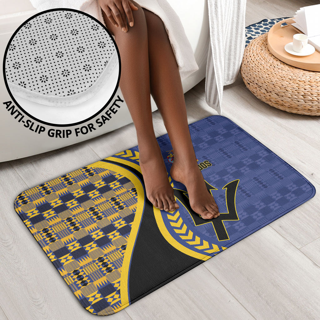 Barbados Trident Bathroom Set Afro-Barbadians Kente Pattern