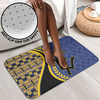 Barbados Trident Bathroom Set Afro-Barbadians Kente Pattern