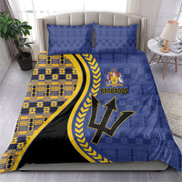 Barbados Trident Bedding Set Afro-Barbadians Kente Pattern