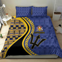 Barbados Trident Bedding Set Afro-Barbadians Kente Pattern