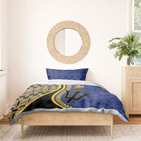 Barbados Trident Bedding Set Afro-Barbadians Kente Pattern