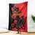 Albania Eagle Blanket Red Poppy Flowers