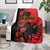 Albania Eagle Blanket Red Poppy Flowers