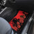 Albania Eagle Car Mats Red Poppy Flowers - Wonder Print Shop