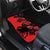 Albania Eagle Car Mats Red Poppy Flowers - Wonder Print Shop