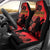 Albania Eagle Car Seat Cover Red Poppy Flowers - Wonder Print Shop