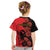 Personalised Albania Eagle Kid T Shirt Red Poppy Flowers - Wonder Print Shop