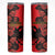 Personalised Albania Eagle Skinny Tumbler Red Poppy Flowers - Wonder Print Shop