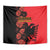 Albania Eagle Tapestry Red Poppy Flowers - Wonder Print Shop