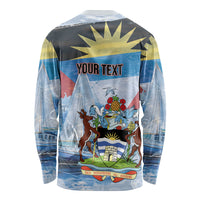 Personalized Antigua and Barbuda Sailing Long Sleeve Shirt Caribbean Sailing
