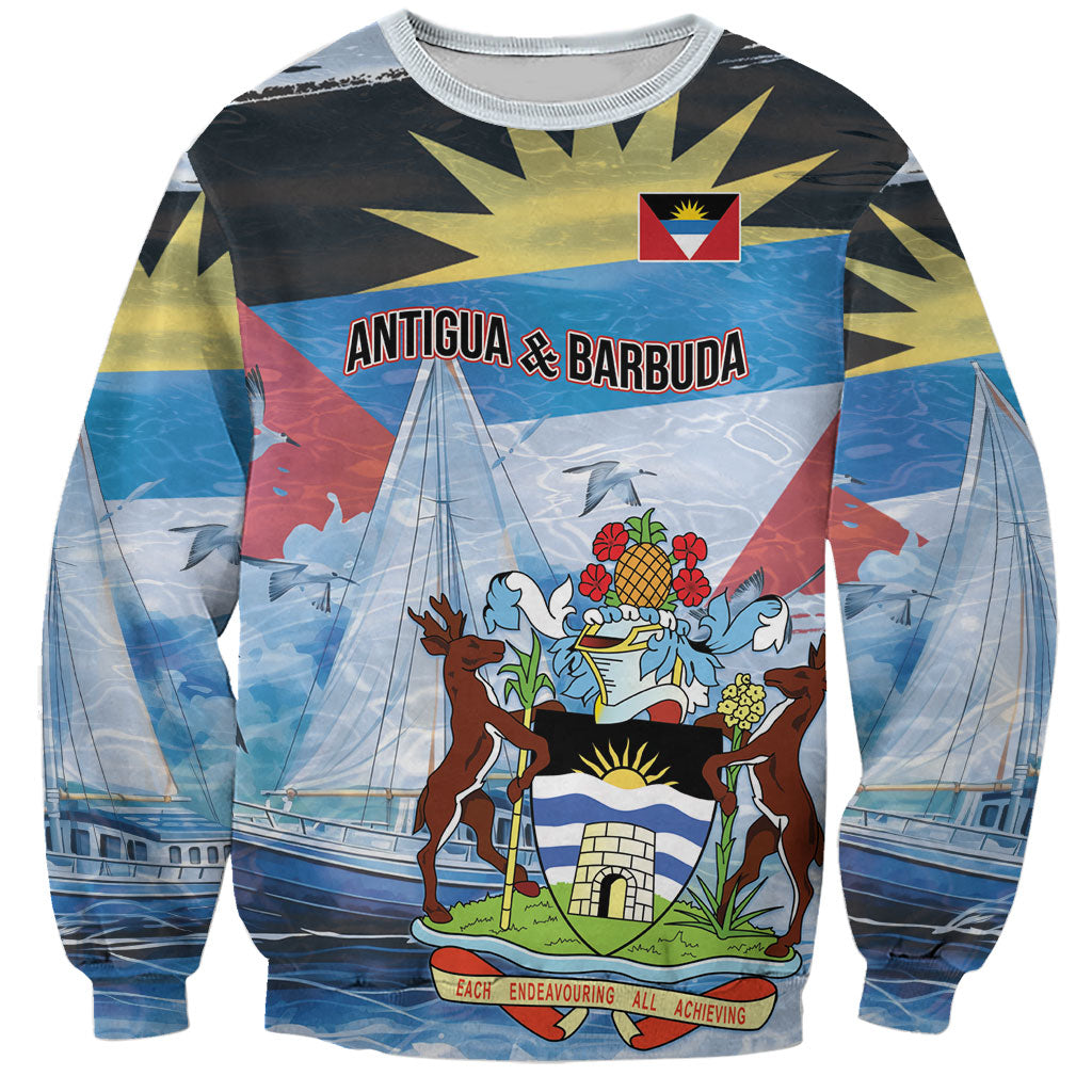 Personalized Antigua and Barbuda Sailing Sweatshirt Caribbean Sailing