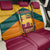 Sri Lanka Independence Day Back Car Seat Cover Golden Lion Sinha Flag Style - Wonder Print Shop