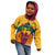 Sri Lanka Independence Day Kid Hoodie Golden Lion Sinha Flag Style - Wonder Print Shop