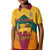 Sri Lanka Independence Day Kid Polo Shirt Golden Lion Sinha Flag Style - Wonder Print Shop