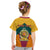 Sri Lanka Independence Day Kid T Shirt Golden Lion Sinha Flag Style - Wonder Print Shop