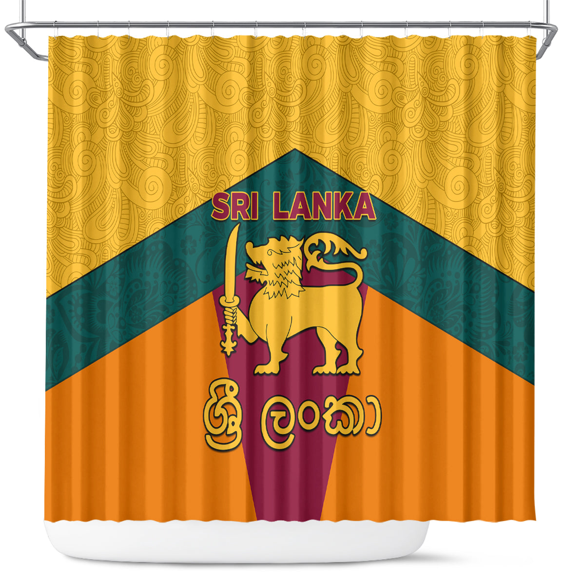 sri-lanka-independence-day-shower-curtain-golden-lion-sinha-flag-style