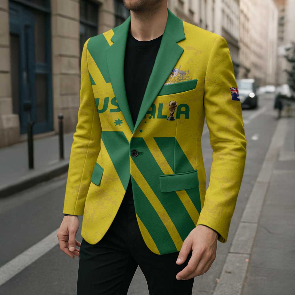 Custom Soccer 2026 Australia Blazer Socceroos Go Glory