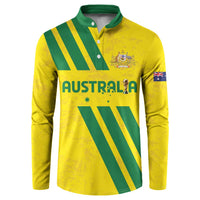 Custom Soccer 2026 Australia Button Sweatshirt Socceroos Go Glory