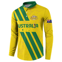 Custom Soccer 2026 Australia Button Sweatshirt Socceroos Go Glory