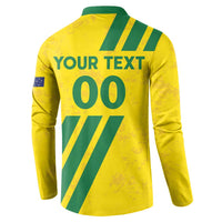 Custom Soccer 2026 Australia Button Sweatshirt Socceroos Go Glory