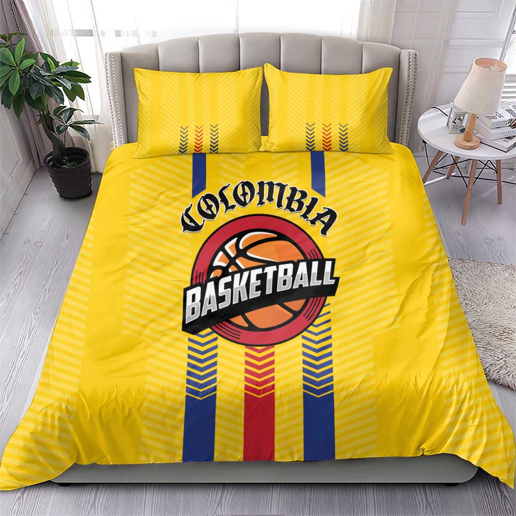 Colombia Basketball Bedding Set Vamos Colombiana