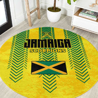 Jamaica Cricket Scorpions Round Carpet Go Champions