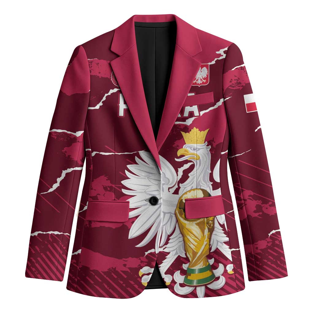 Custom Football 2026 Poland Blazer Go Polska Eagles